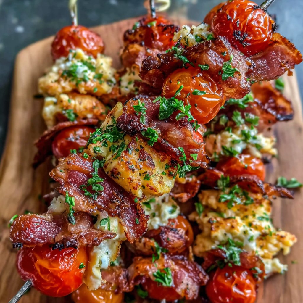 Breakfast Skewers for a Group