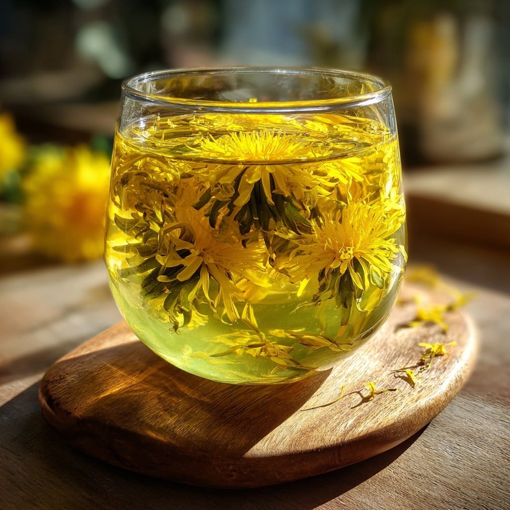 Refreshing Dandelion Herbal Infusion