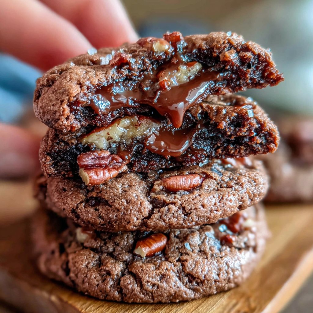 Maple Pecan Brownie Cookies