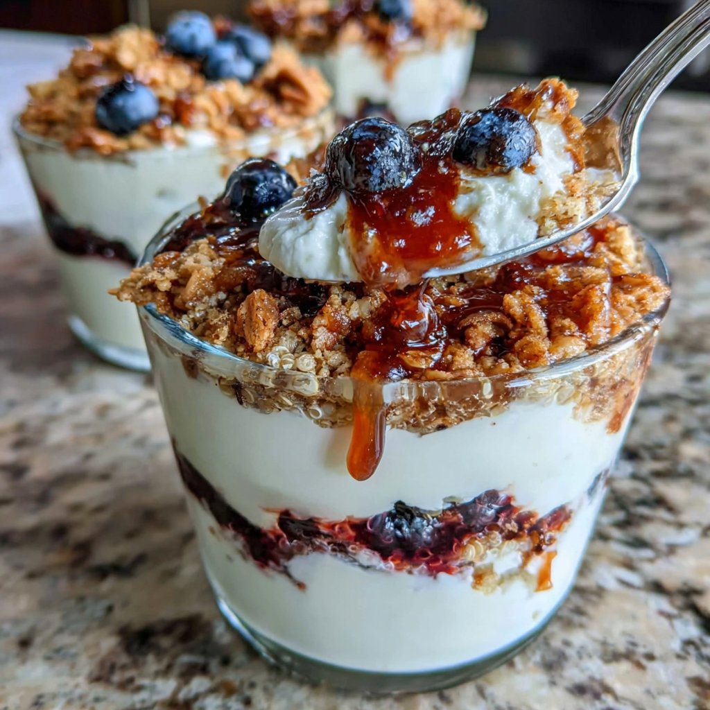 Quinoa Greek Yogurt Parfait