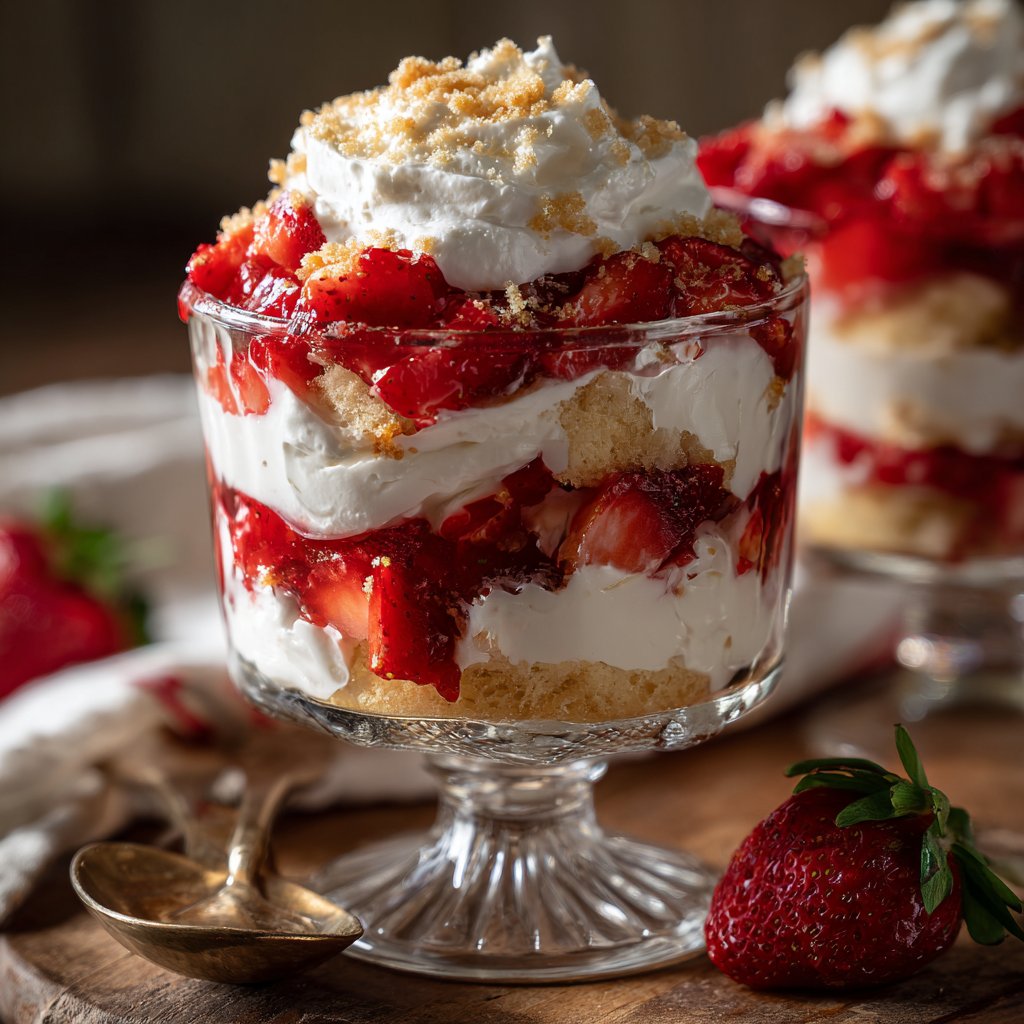 Easy Strawberry Shortcake Parfaits