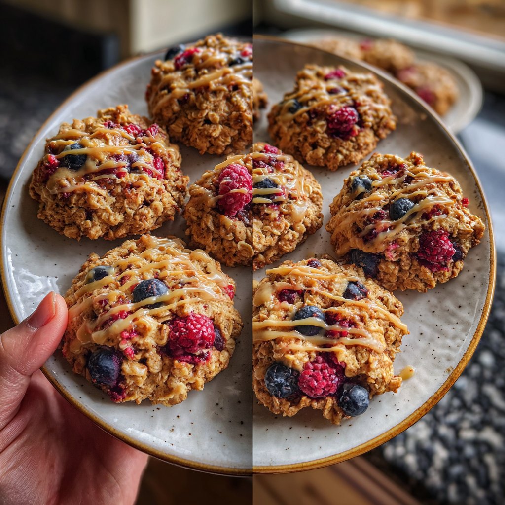 Spring Berry Oatmeal Cookies