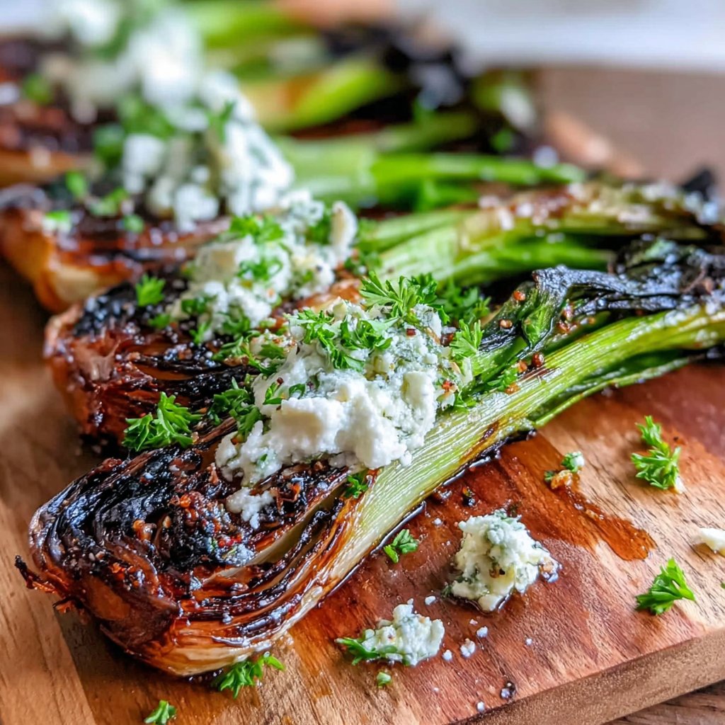 Charred Scallion & Miso Butter