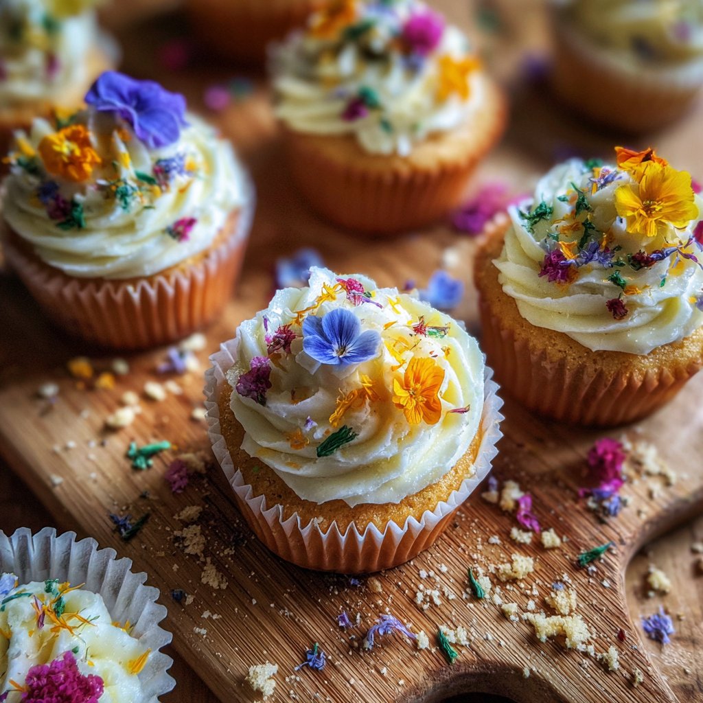 Baking Challenge: Floral Cupcakes